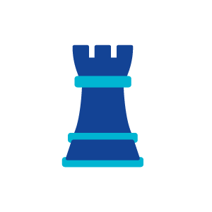 Schach-Turm-Symbol